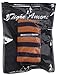 Tigre Amore Men's Skinny Knit Tie Border Patterned Navy Blue Lightblue
