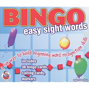 Easy Sight Words Bingo (Phonics Bingo) by Carson-Dellosa Publishing