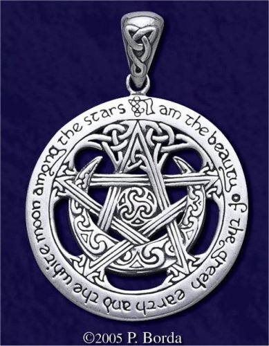 14K Gold Pentacle Pendants 14K Gold Pentacle Pendants