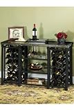kingston 48w Wine Console With Brown Marble Top I