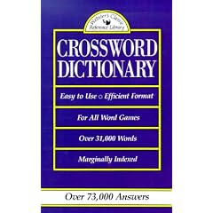 Crossword Dictionary (Webster's Classic Reference Library)