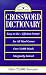 Book Crossword Dictionary (Webster's Classic Reference Library)