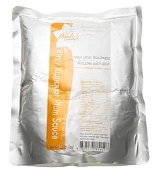 Ahh! Gourmet Ritzy Kumquat Plum Sauce,  All-Natural Foodservice Pack in a Standing  Shelf-Stable Retort Pouch, 35.2-Ounce Unit