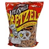 VitaSpelt Mini Pretzels, Original Spelt Pretzel, 8-Ounce Bags (Pack of 12)