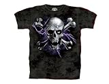 Evil Eye T-shirt 100% Cotton Short Sleeve Crossbone Shirt Adults and Teens