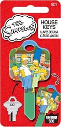 The Simpsons Bart The Family Schlage SC1 House Key