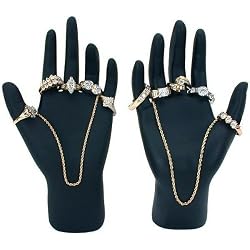 2 Black Left & Right Jewelry Ring Hand Displays New