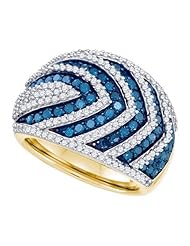 1.75CTW BLUE DIAMOND FASHION BAND