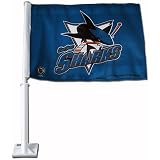 NHL San Jose Sharks Car Flag