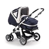 Chic 4 Baby 12159 - Poussette combin&eacute;e Enya XL Classic Line bleu marine (Import Allemagne)