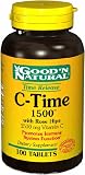 C TIME 1500 - with Rose Hips, 100 tabs,(Good N' Natural)