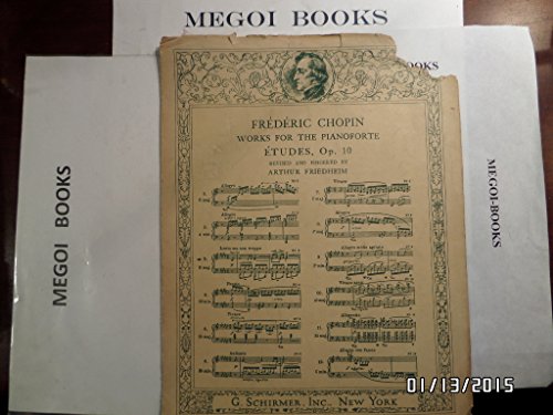 Etude, Op. 10., No. 5 (Frederic Chopin Works for the Pianoforte), by Frederic Chopin, Revised and Fingered-Arthur Friedheim