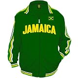 Jamaica World Cup Soccer Track Jacket (Green)