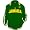Jamaica World Cup Soccer Track Jacket (Green)