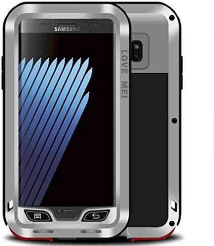Galaxy Note 7 Case,CSTM-4-layer Protection Cover Case for Galaxy Note 7 ,5 Colors Aluminum Metal Protective Case for Samsung Galaxy Note 7 (Water/dirt/shock Proof) (Silver)