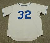 SANDY KOUFAX Brooklyn Dodgers 1955 Majestic Cooperstown Throwback Away Baseball Jersey, LARGE