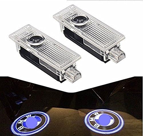 iCoolkit®4PCS Car LED Projector Door Lamp Ghost Shadow Welcome Light Laser Emblem Logo Kit for BMW Special Series 3 5 6 7 Z GT