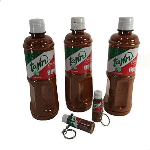 Tajin(Orginal 14 oz 3-Pack) Including two 2g Mini Key CHain