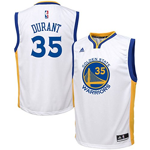Kevin Durant Golden State Warriors #35 NBA Youth Home Jersey (Youth Small 8)