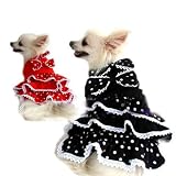 Charming Polka Dot Ruffle Dress - Size 4