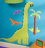 Wallies 13540 Dino Growth Chart Peel and Stick Wall Play