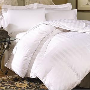 800TC Hungarian White Goose Down Comforter, King by 