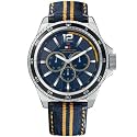 Tommy Hilfiger Men's Sport Silver-Tone Watch #1790663
