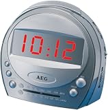 AEG MRC 4102 Uhrenradio silber