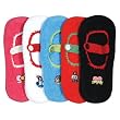 3 Pairs Womens Soft Stretch Non Skid Slipper Socks
