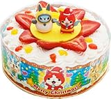 キャラデコ2015 クリスマス 妖怪ウォッチ 限定おもちゃつき! サイズ:145×35(mm)5号(4?6人分) キャラデコ2015 クリスマス 妖怪ウォッチ 限定おもちゃつき! サイズ:145×35(mm)5号(4?6人分)