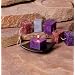DecoGlow Naturals Dark Collection, Set of 4 Candles 2.5-Inch Square, Calming