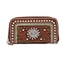 American West Lady Lace (Turquoise) Collection Ladies Zip-Around Wallet