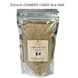 BUY : 2 Pound - French Gray Sea Salt - Light Grey (Coarse) - Bag -"Sel Gris De Guérande" French Sea Salt