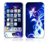 Electric Flower Design Skin Decal Sticker for Apple iPod Touch 2G (2nd Gen) / 3G (3rd Gen) MP3 Player