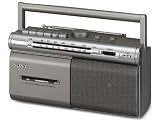 Sony CFM-20 tragbarer Radiorekorder silber