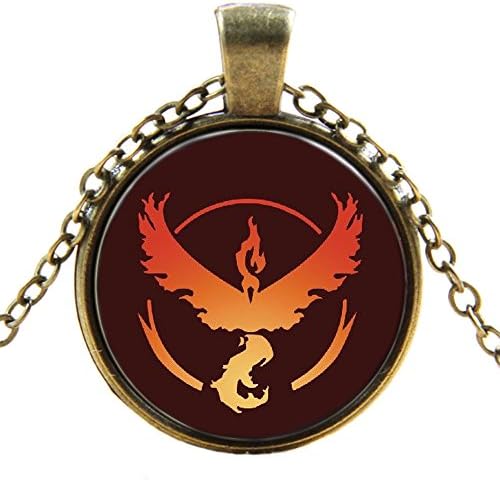 CoserSoul Pokemon Go Team Valor Mystic Instinct Pendant Necklace