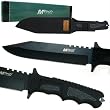 Covenant Covert Black Blade Survival Knife W/Sheath