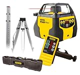 Stanley FatMax 77-230-3 RL250GL Pro-Grade Exterior Single Manual Slope Laser Level Package with TriCase