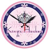 Wincraft Los Angeles Kings Pink Round Clock - Los Angeles Kings One Size