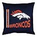 Denver Broncos Locker Room Pillow (18x18) NFL
