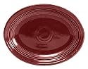 Fiesta 9-5/8-Inch Oval Platter, Cinnabar