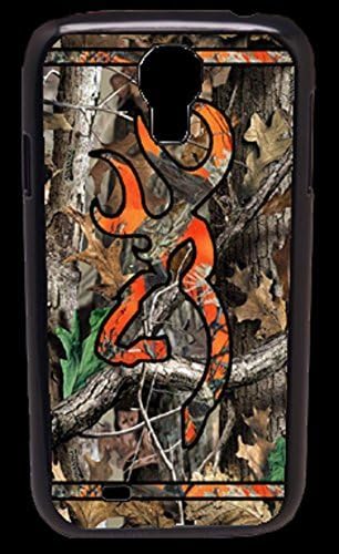 Ships From U S A Country Orange and Camo Buck Samsung Galaxy S4 Snap-on Case