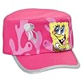 Girl's Nickelodeon SpongeBob Silver Trimmed Cadet Cap - Pink