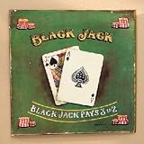 Black Jack Pays 3 to 2 Tin Sign - Greg Gorham