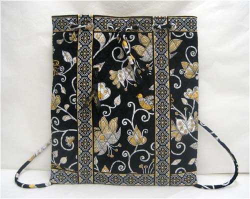 Buy Vera Bradley Backsack Bag Purse in Yellow Bird