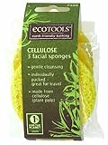 Ecotools Celloulose Facial Sponges 3-Count (Pack of 3)