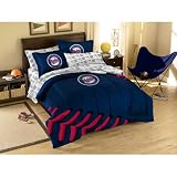 BSS - Minnesota Twins MLB Embroidered Full Size Comforter with Shams