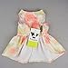 Fitwarm Elegant Rose Ribbon Pet Dress Sundress Shirts Vest Clothes - Pink - XX-small