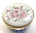 Enamel Box - Pink & Ivory Floral