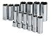 SK 1863 13 Piece 3/8-Inch Drive 6 Point 7-Millimeter to 19-Millimeter Extra Long Deep Socket Set